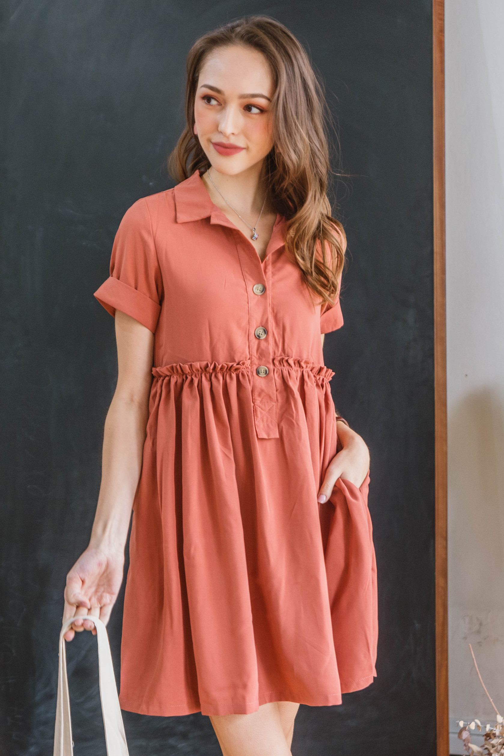 orange babydoll